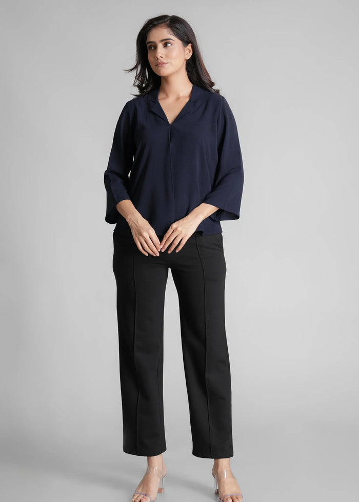 Women Textured Shirt Style Top
