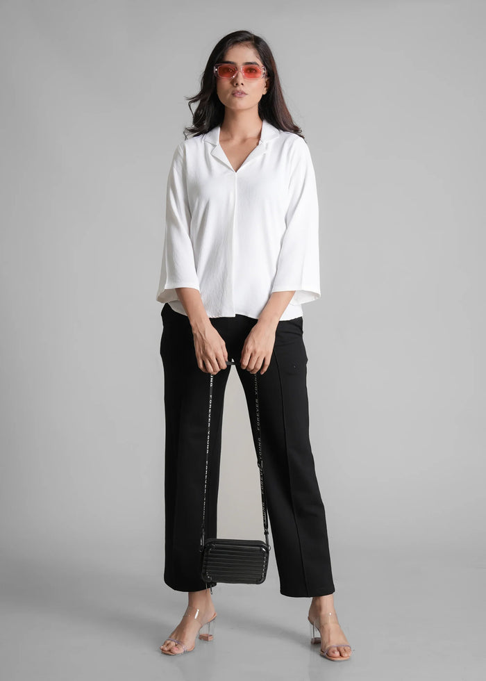 Women Textured Shirt Style Top