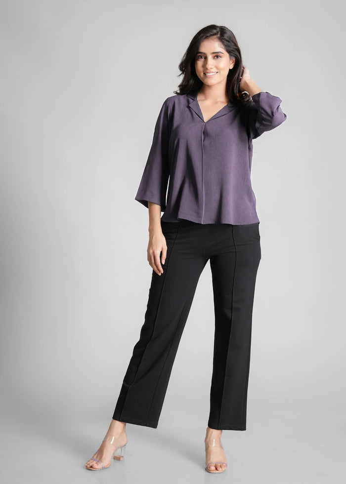 Women Textured Shirt Style Top