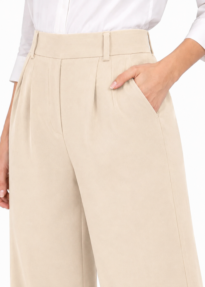 Women's Pleated Korean Pants
