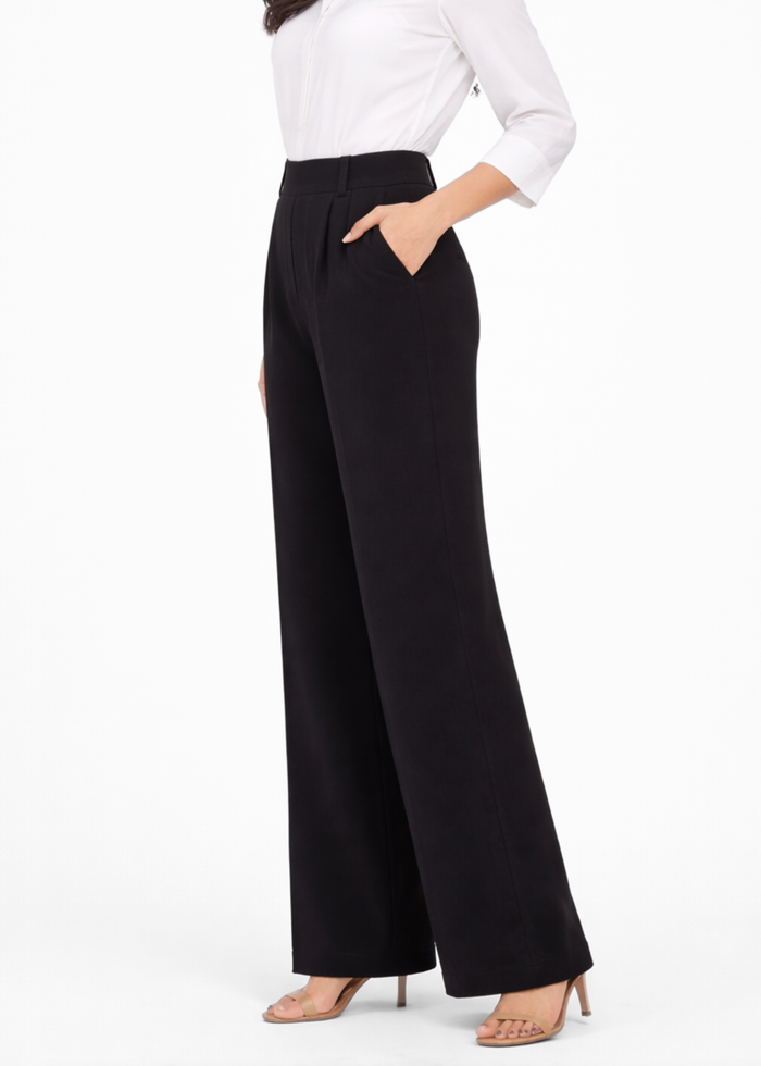 Women's Pleated Korean Pants