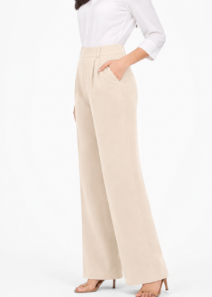 Women's Pleated Korean Pants