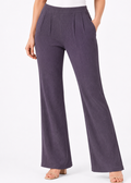 Women's Textured Wide Leg Trousers