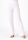 Women's Textured Wide Leg Trousers