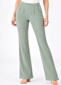 Women's Textured Wide Leg Trousers