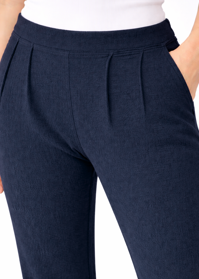 Women's Textured Wide Leg Trousers