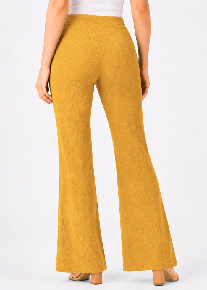 Women's Textured Wide Leg Trousers