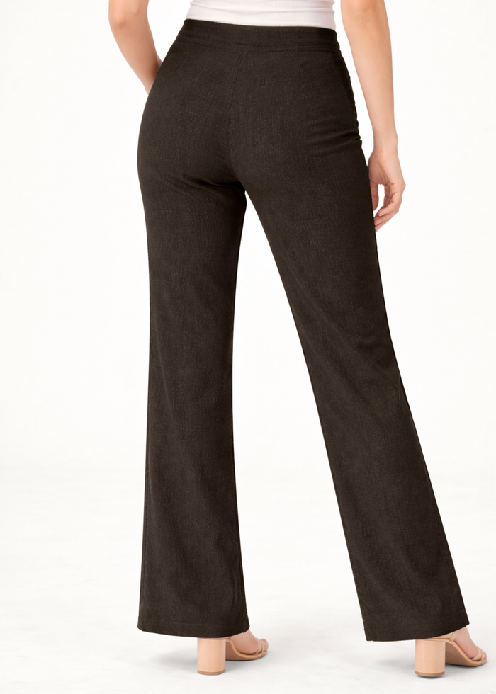 Women's Textured Wide Leg Trousers