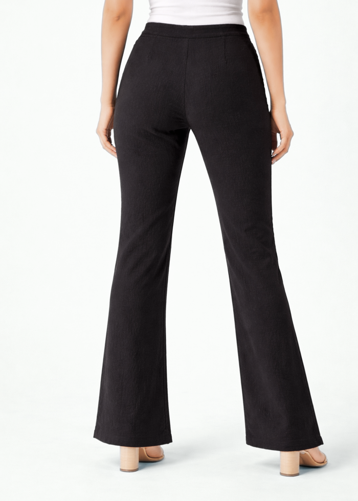 Women's Textured Wide Leg Trousers