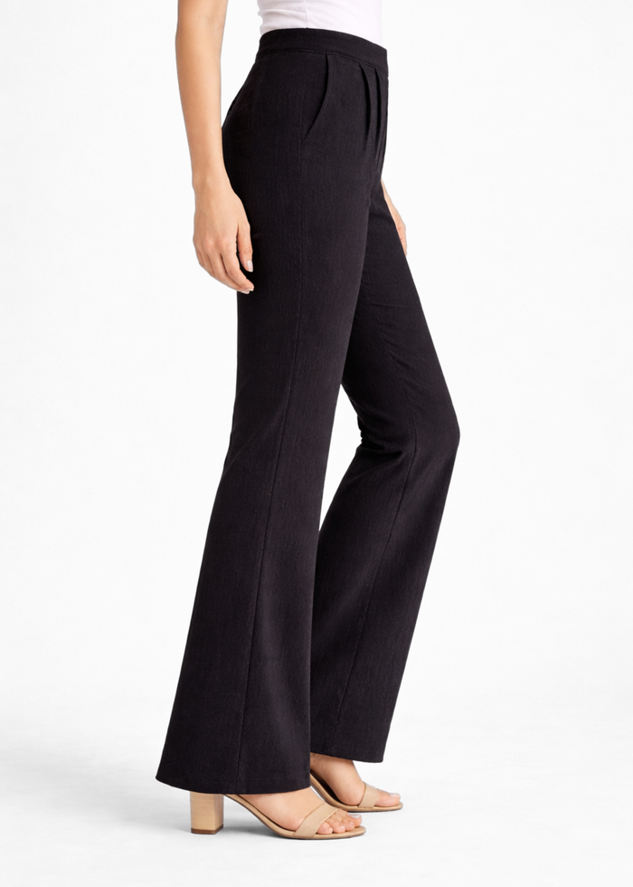Women's Textured Wide Leg Trousers