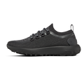 Women's Trail Runner - Natural Black (Black Sole)