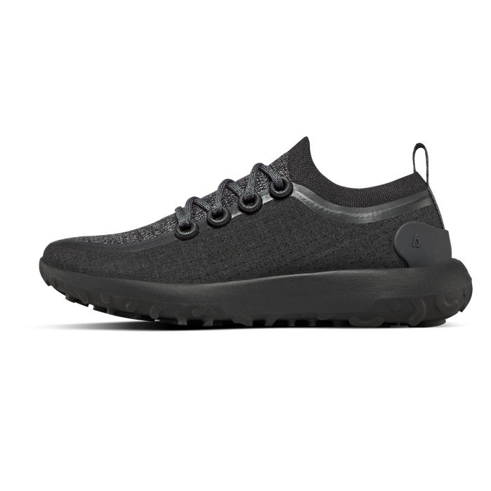 Women's Trail Runner - Natural Black (Black Sole)