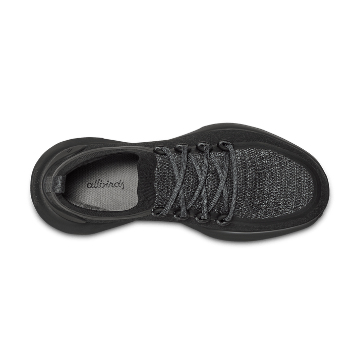 Women's Trail Runner - Natural Black (Black Sole)