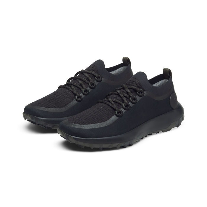 Women's Trail Runners - Natural Black/Dark Jungle (Natural Black Sole)
