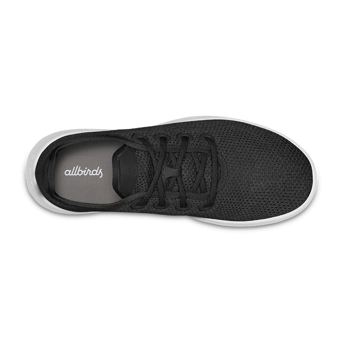 Women's Tree Runner - Jet Black (White Sole)