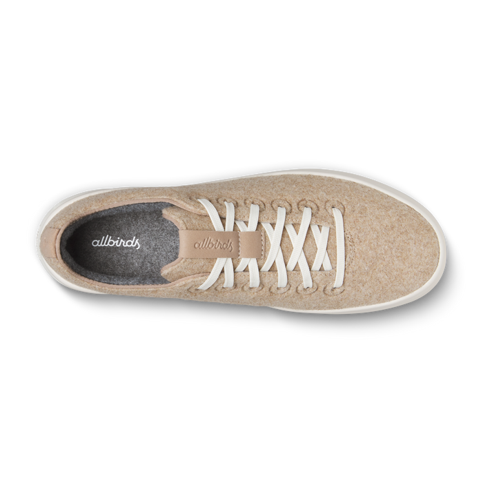 Women's Wool Cruiser - Light Tan (Natural White Sole)