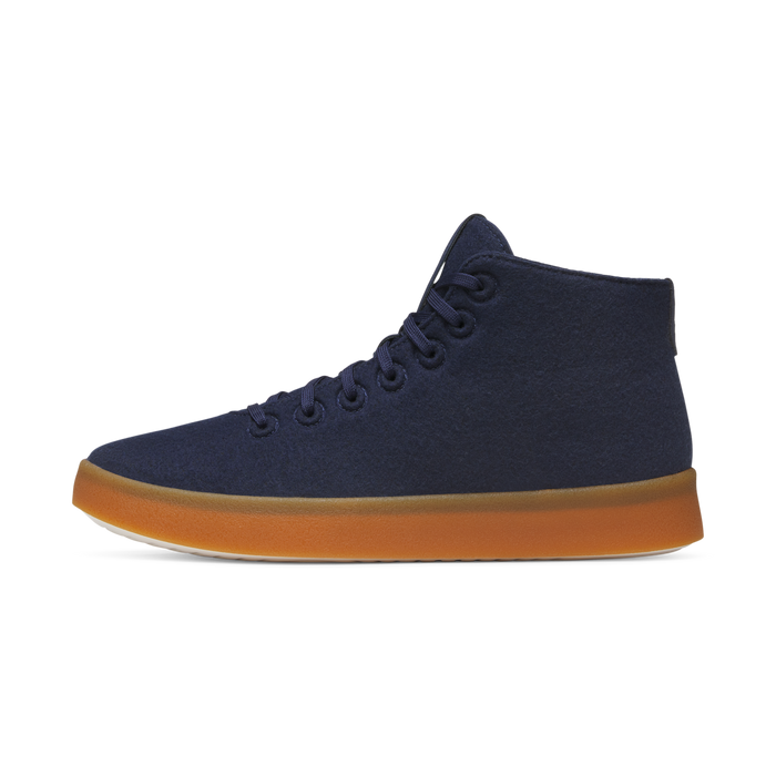 Women's Wool Cruiser Mid Select - Deep Navy (Gum Sole)