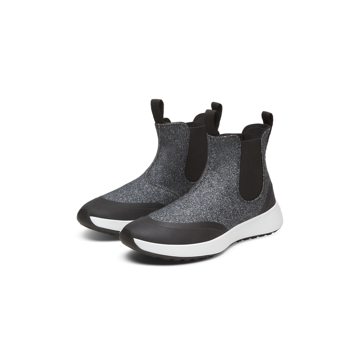 Women's Wool Runner Chelsea - Natural Grey (Light Grey Sole)