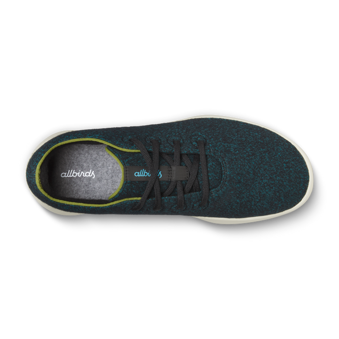 Women's Wool Runner Go - Chasm Teal/Natural Black (Stony Cream Sole)
