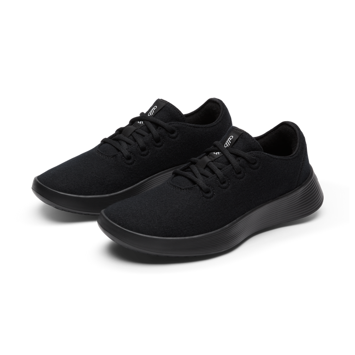 Women's Wool Runner Go - Natural Black (Natural Black Sole)