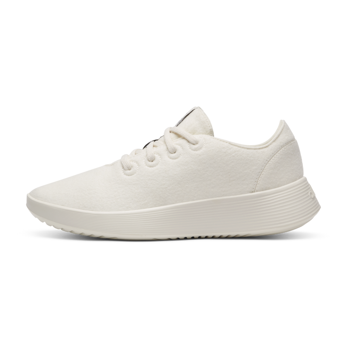 Women's Wool Runner Go - Natural White (Natural White Sole)