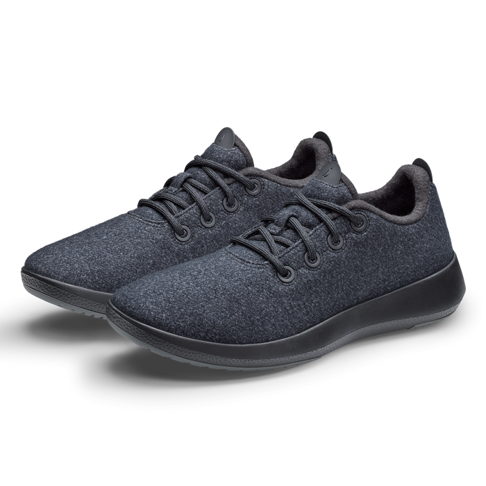 Women's Wool Runner Mizzle - Natural Black (Natural Black Sole)