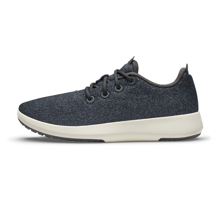 Women's Wool Runner Mizzle - Natural Black (Natural White Sole)