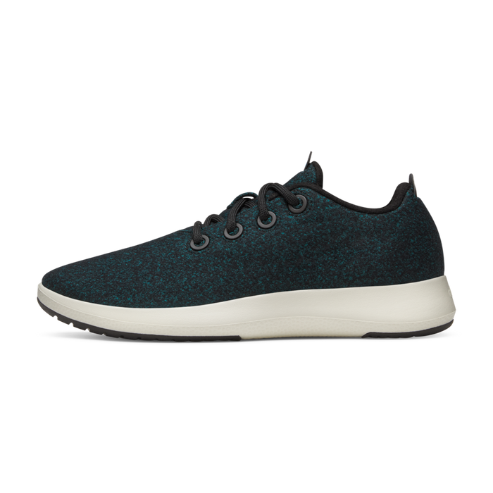 Women's Wool Runner Mizzle - Natural Black/Chasm Teal (Stony Cream Sole)