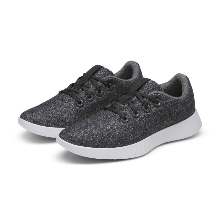 Women's Wool Runner NZ - Dark Grey (Light Grey Sole)