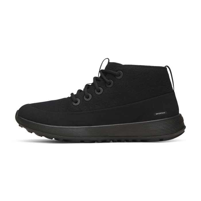 Women's Wool Runner NZ Mid Waterproof - Natural Black (Natural Black Sole)
