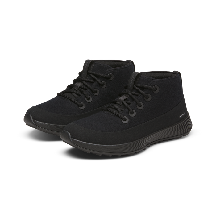 Women's Wool Runner NZ Mid Waterproof - Natural Black (Natural Black Sole)