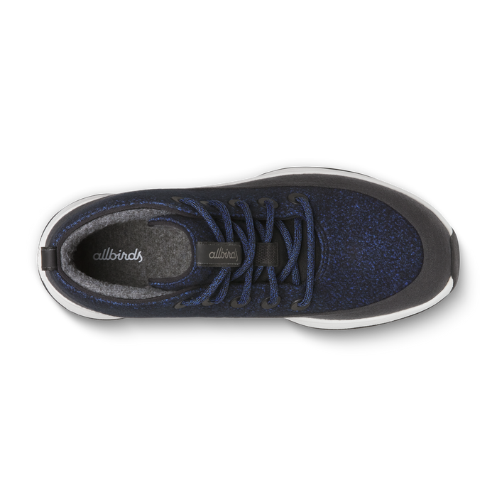 Women's Wool Runner NZ Mid Waterproof - Natural Black/Royal Blue (Barely Grey Sole)