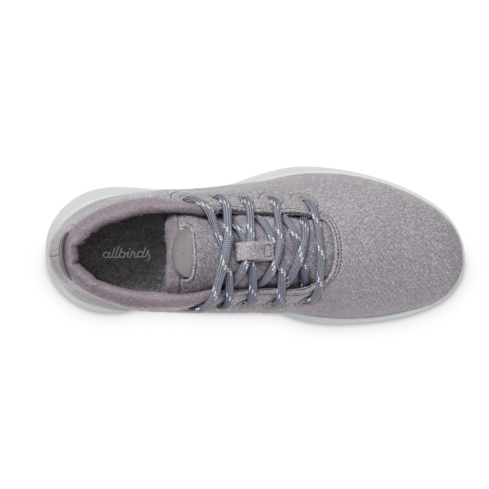Women's Wool Runner-up Mizzle - Medium Grey (Light Grey Sole)