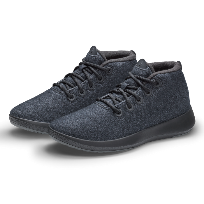 Women's Wool Runner-up Mizzles - Natural Black (Natural Black Sole)