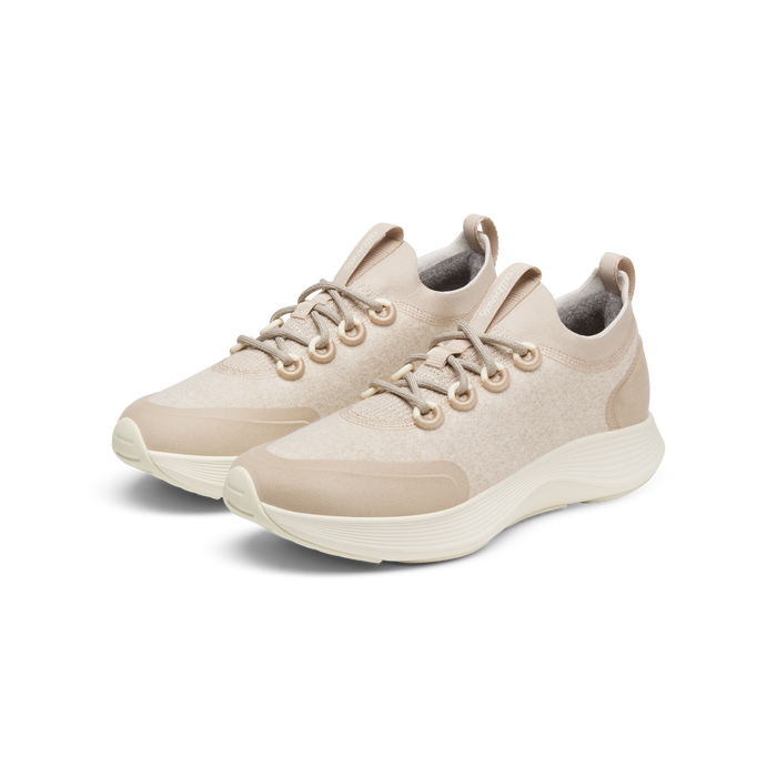 Women's Wool Strider - Rugged Beige (Natural White Sole)