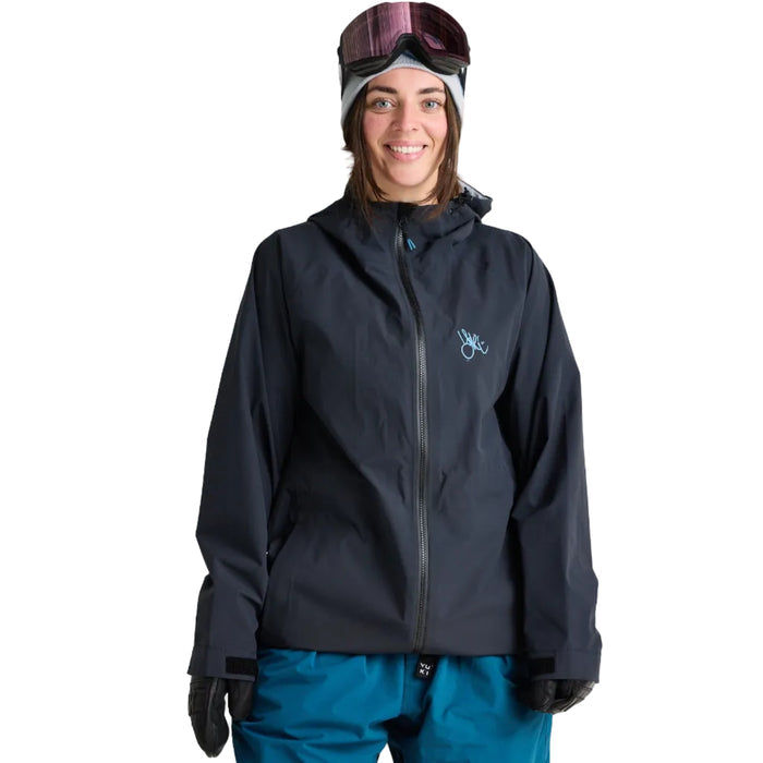 Yuki Threads Hot Lap Jacket Black steves snow store wollongong