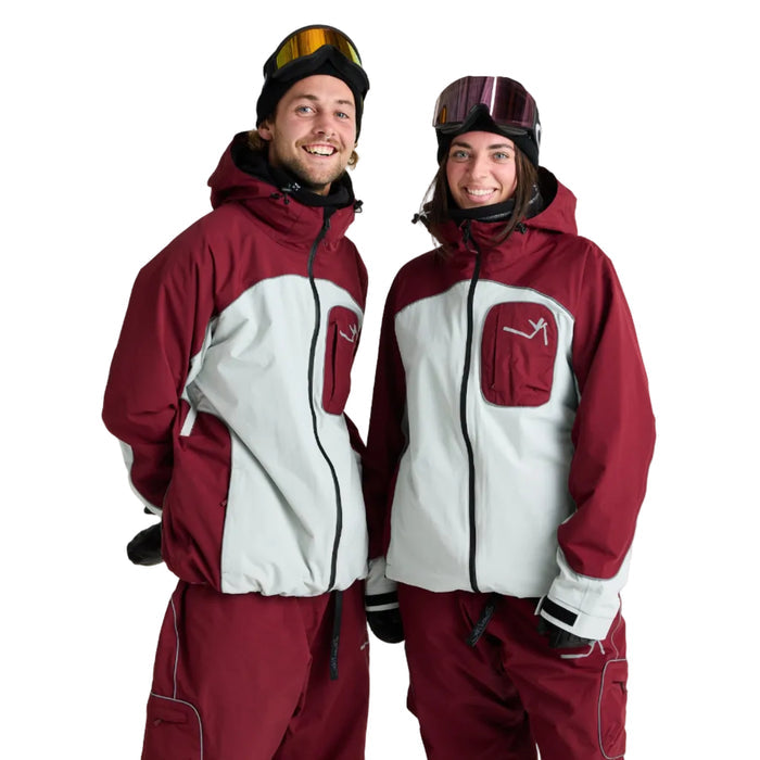 Yuki Threads Mobbin Jacket Merlot steves snow store wollongong