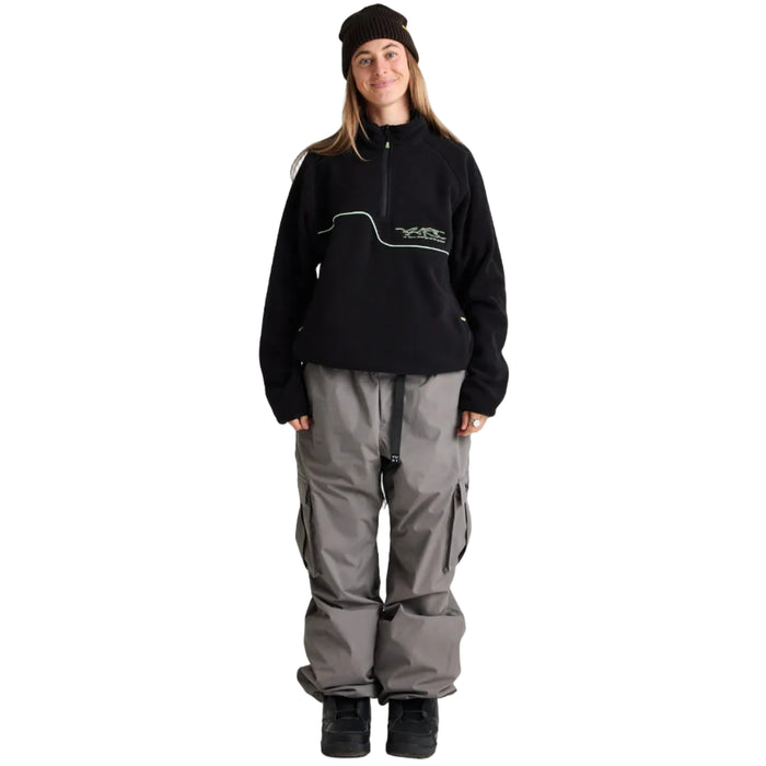 Yuki Threads Slack Country Polar Fleece Black steves snow store wollongong