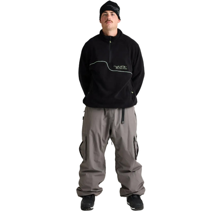 Yuki Threads Slack Country Polar Fleece Black steves snow store wollongong