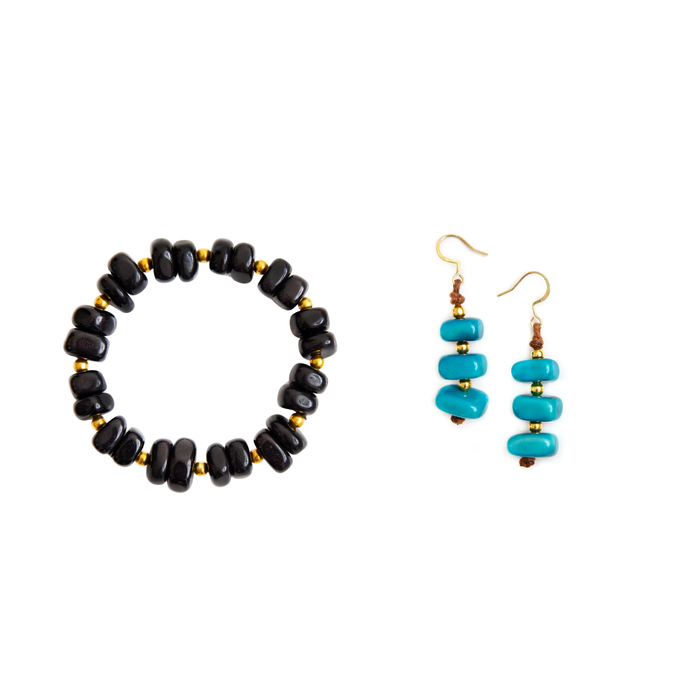 Black / Turquoise