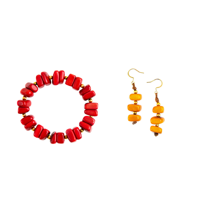 Red / Mustard Yellow